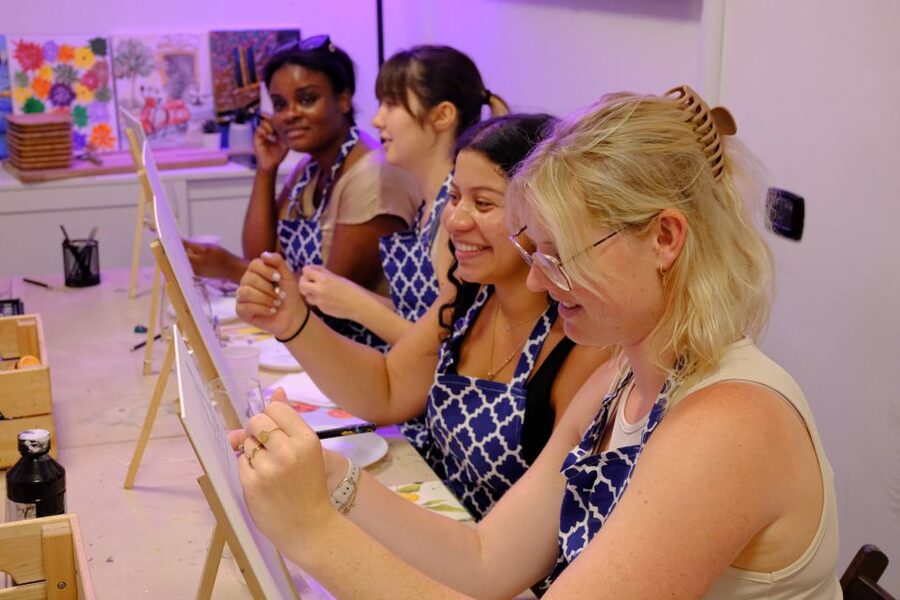 Rome: Painting Class with Unlimited Wine - Key things to know before you go