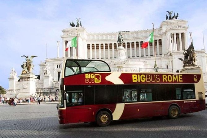 Rome Panoramic Bus Tour & Colosseum Arena Visit with Audio Guide - The Bus Part: A 24-Hour Hop-On Hop-Off Rome Loop