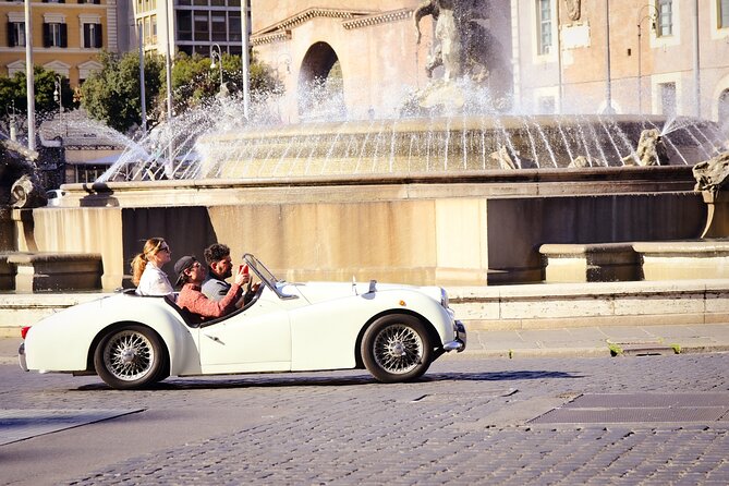 Rome Panoramic Tour by Classic Cabriolet - Aventine Hill angles: keyhole views and orange-garden calm