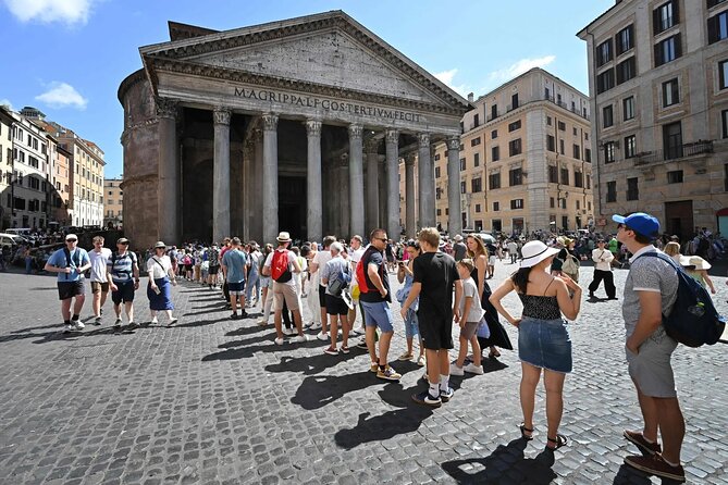 Rome Pantheon Guided Audio Tour Skip The Line Escorted Entrance - What you’ll see inside: the Pantheon’s dome, columns, and the oculus moment