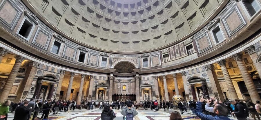 Rome: Pantheon Priority Entry Tickets with Interactive App - Inside the Pantheon: Oculus Light, Marble Stones, and Major Sights