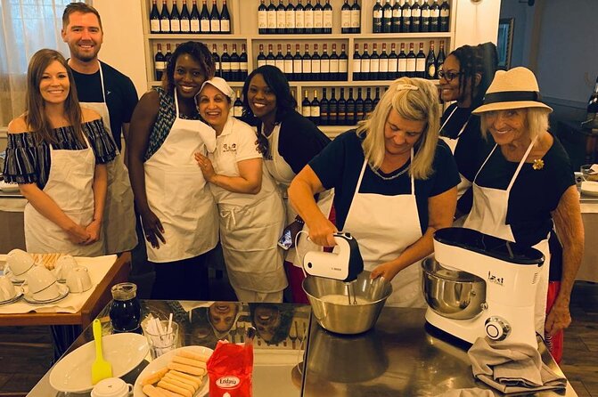 Rome Pasta and Tiramisu Class: Ravioli, Fettuccine & Fine Wine 5<em> – Key highlights to know before you go’ /></p>
<ul>
<li><strong>Small group format (up to 12 travelers)</strong> for closer coaching and less standing around</li>
<li><strong>Hands-on Roman pasta</strong> like ravioli and fettuccine, plus <strong>tiramisu</strong> for dessert</li>
<li><strong>Free-flowing drinks</strong> while you cook, including DOCG fine wine and Prosecco</li>
<li><strong>Limoncello and Italian coffee</strong> to finish the meal like a real Roman dessert stop</li>
<li><strong>Take-home recipes</strong> so the class doesn’t end when you leave the kitchen</li>
<li><strong>Pick from three time slots</strong> to fit your Rome schedule</li>
</ul>
<h2 id="a-small-group-pasta-and-tiramisu-class-near-the-vatican">A Small-Group Pasta and Tiramisu Class Near the Vatican</h2>
<p><img width="671" height="446" decoding="async" src=