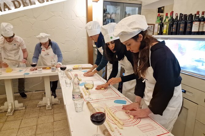 Rome: Pasta Cooking Class, Dinner & Wine in Authentic Restaurant - Tonnarelli All’Arrabbiata: The Extra Pasta You’ll Taste