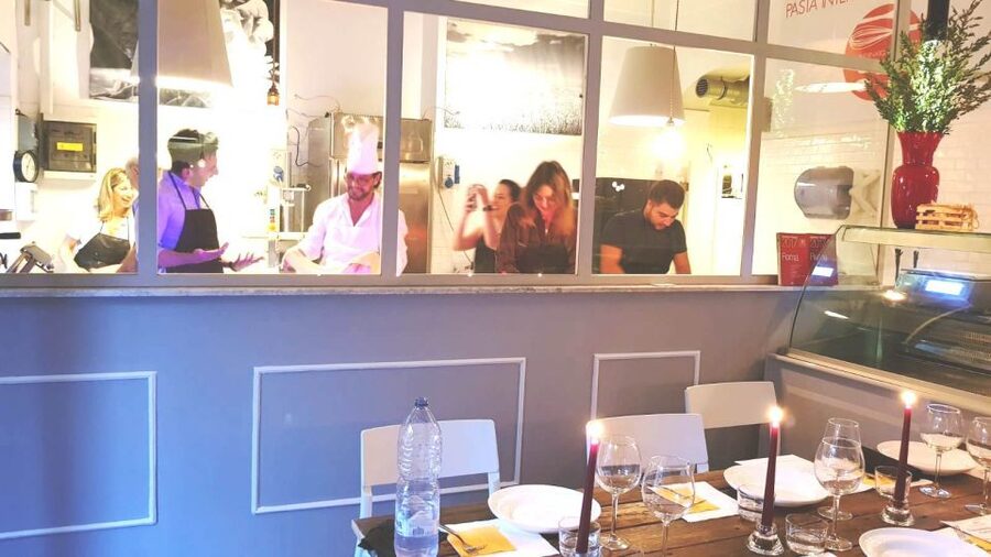 Rome: Pasta Cooking Class in a Professional Pasta Laboratory - Entering a professional pasta lab on Via dei Latini