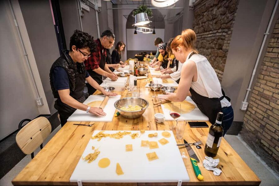 Rome: Pasta Cooking Class with Market Visit and Wine - Kitchen of Mamma: Making Dough the Roman Way