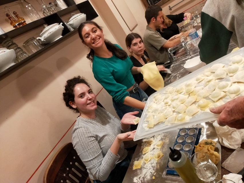 Rome: Pasta Making Class with Tiramisu & Wine PRIVATE OPTION - The meal, drinks, and the Vatican-area setting