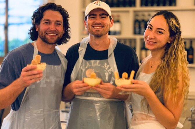 Rome Pasta & Tiramisu Making Class with Fine Wine - The First Stop: Tastings That Teach You What to Aim For