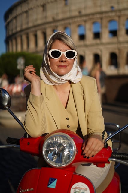 Rome: Photography services by Vespa with Aperol Spritz - Safety, comfort, and who should feel confident on a scooter