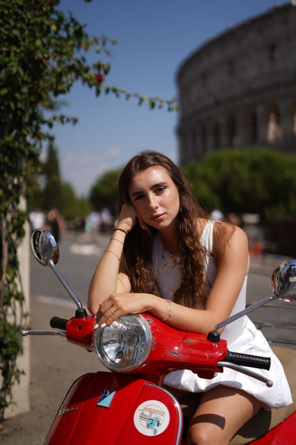 Rome: Photography services by Vespa with Aperol Spritz - Meeting at Via del Colosseo: what your ride day starts like