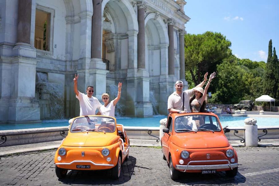 Rome: Photoshoot Service with Vintage Fiat 500 - Where the tour starts (and where you end)
