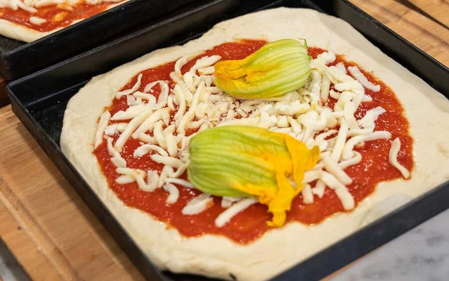 Rome: Pizza & Gelato Making Class with Wine & Limoncello - Pizza dough coaching: kneading, shaping, and choosing toppings