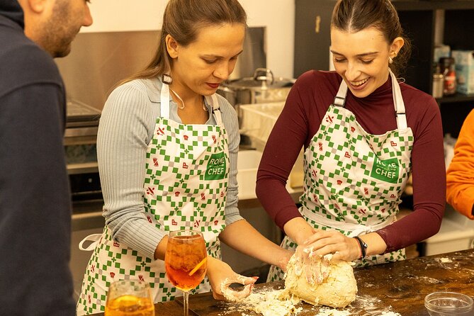 Rome Pizza Making Class with Spritz Cocktails - The hands-on Roman pizza lesson: dough, toppings, and baking