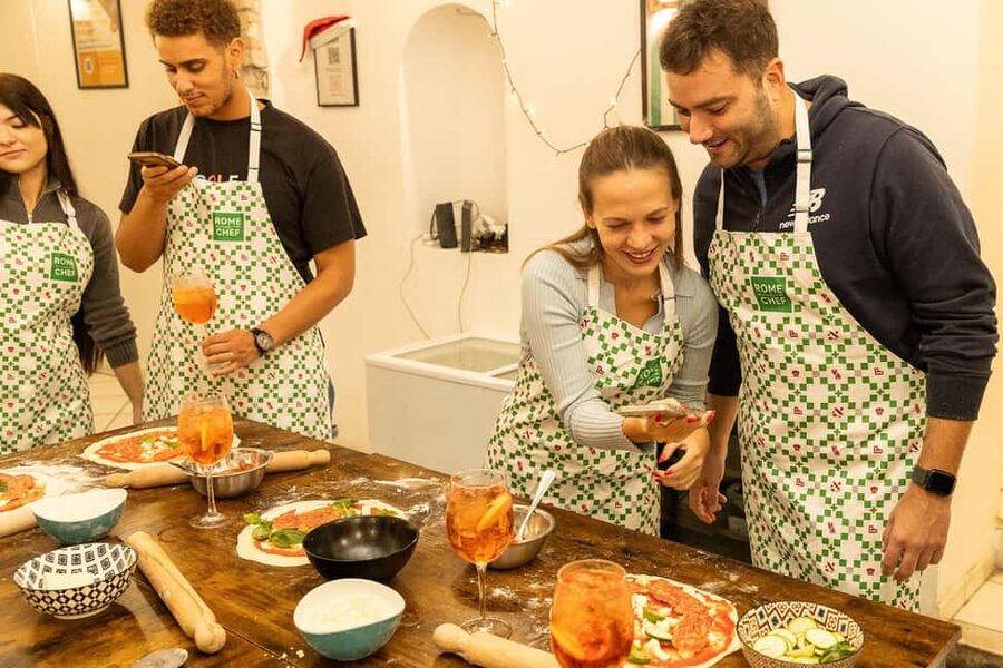 Rome: Pizza Making Cooking Class With Spritz Cocktails - Vegetarian Options, Plus the One Big Diet Limitation