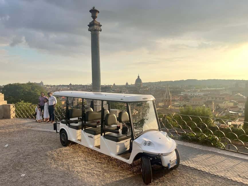 Rome: Private City Sightseeing Tour by Golf Cart - Why a quiet electric golf cart works so well in Rome