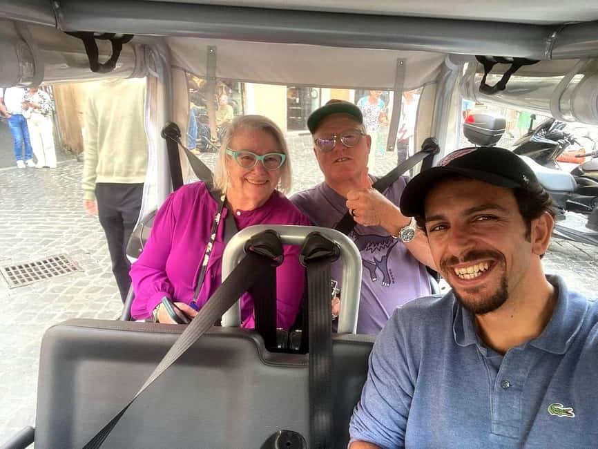 Rome: Private Golf Cart tour with a Local Guide - Hotel pickup and drop-off: the practical win