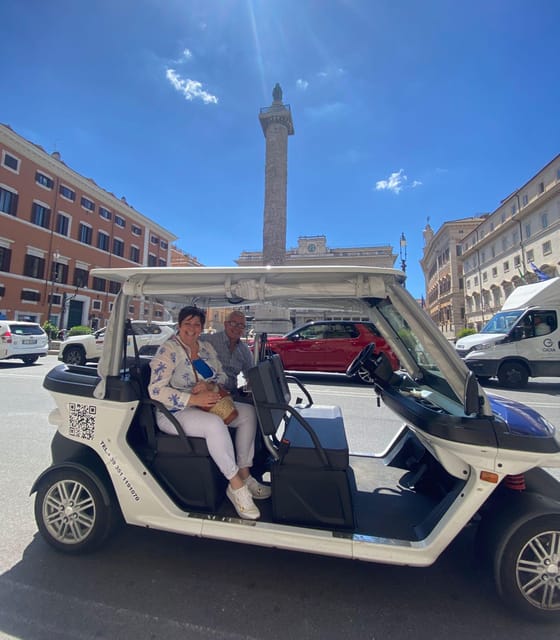 Rome: Private Golf Cart Tour with Artisanal Gelato - Circus Maximus and Colosseum: Seeing the Scale Without Waiting in Lines