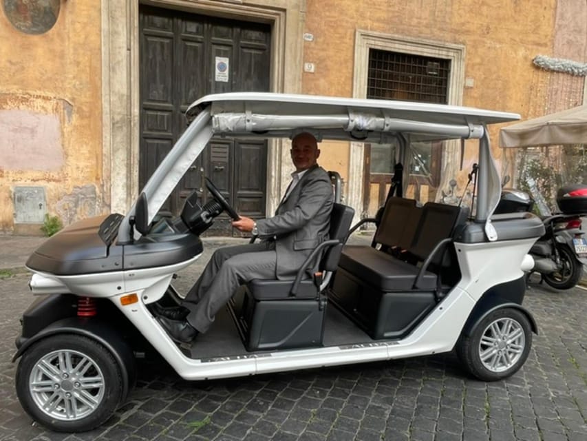 Rome: Private Golf Cart Tour with Artisanal Gelato - Piazza Navona and Trastevere: Where the Streets Feel Like Rome