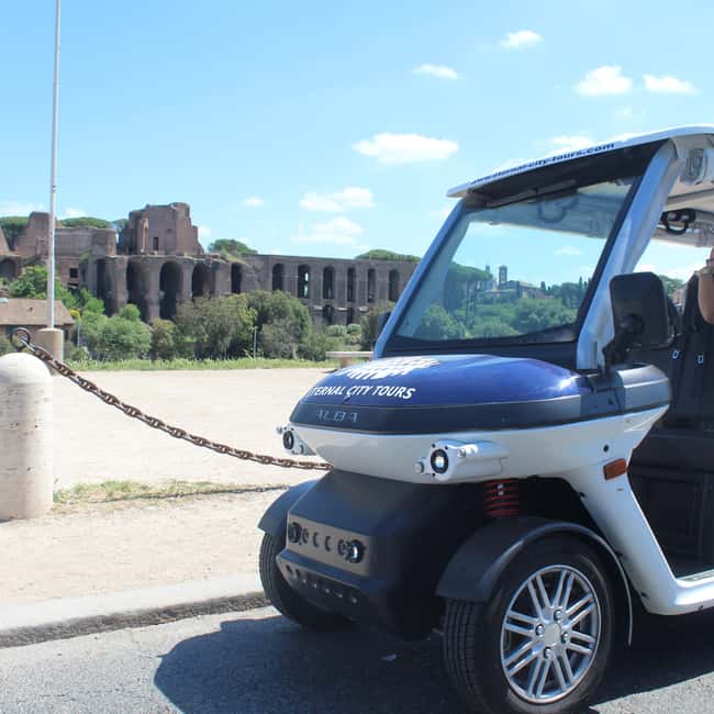 Rome: Private Golf Cart Tour with Artisanal Gelato Tasting - St Peter’s Dome views and Giardino degli Aranci
