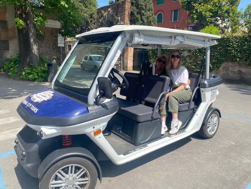 Rome: Private Golf Cart Tour with Artisanal Gelato Tasting - Trastevere at the end: do Rome’s best neighborhood on your terms
