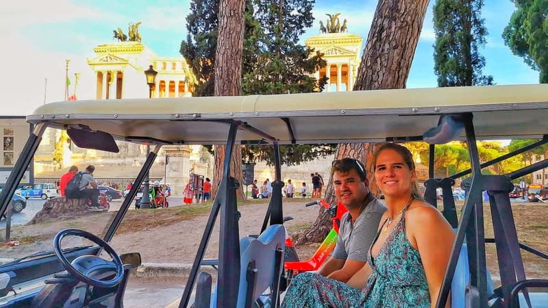 Rome: Private Golf Cart Tour with Local and Artisanal Gelato - Option choices: how to pick the right length