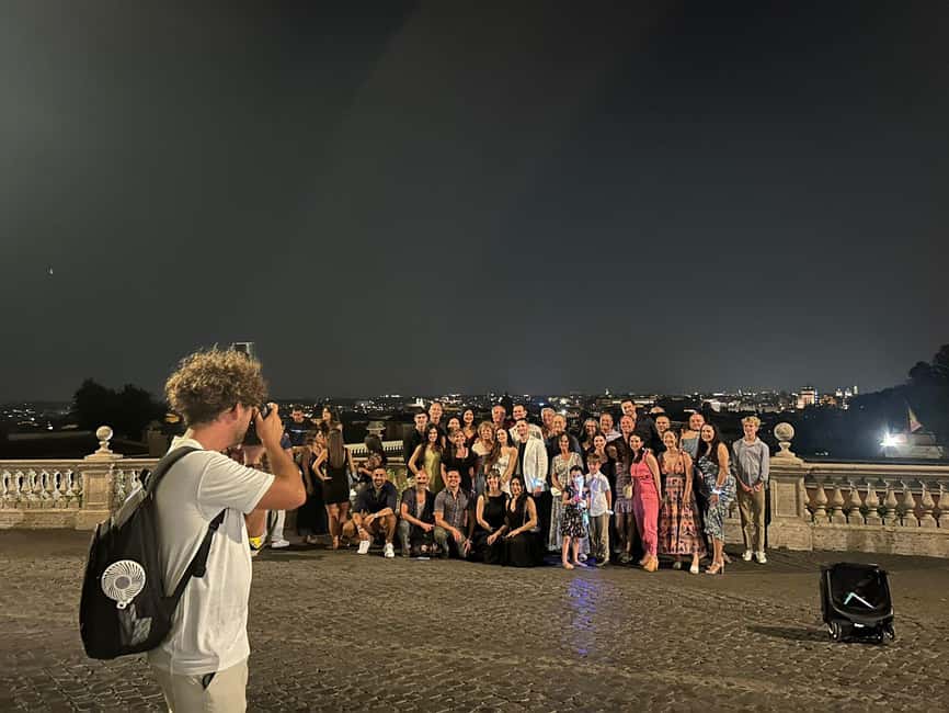 Rome: Private Nighttime Golf Cart Tour with Aperitivo - Price and what $94 buys you in practice