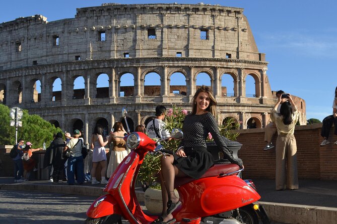 Rome Private Vespa Tour Pick-up from Hotel - Terrazza del Gianicolo: the best payoff view at the end
