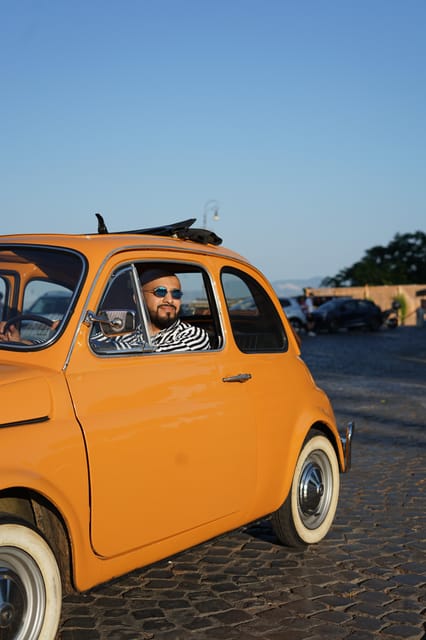 Rome Pro Photoshoot Service with Free Transport by Fiat 500 - Giardino degli Aranci (Orange Garden): The View Break That Changes Everything
