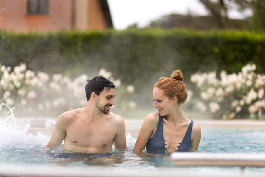 Rome: QC Termeroma Spa Admission Ticket - Infinity pools and music pools: where the day slows down