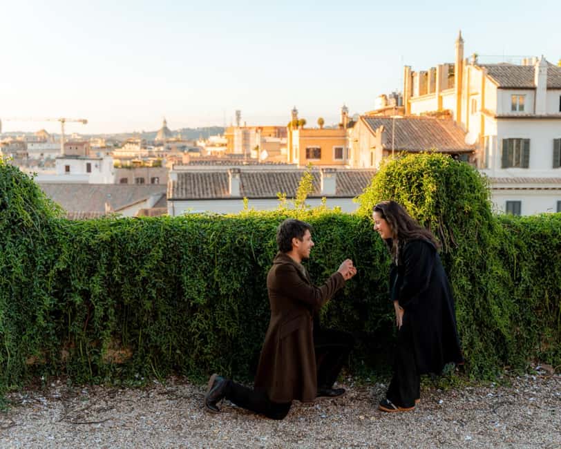 Rome: Romantic Proposal PhotoShoot - Keeping it a secret without ruining the vibe