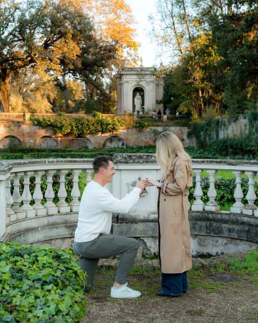 Rome: Romantic Proposal PhotoShoot - Price and value: is $93 per group up to 2 worth it?