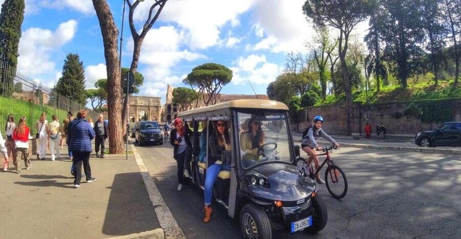Rome’s Top Highlights Tour Luxury Golf Cart (Private option) - Romulus’s origin story and the Colosseum photo moment
