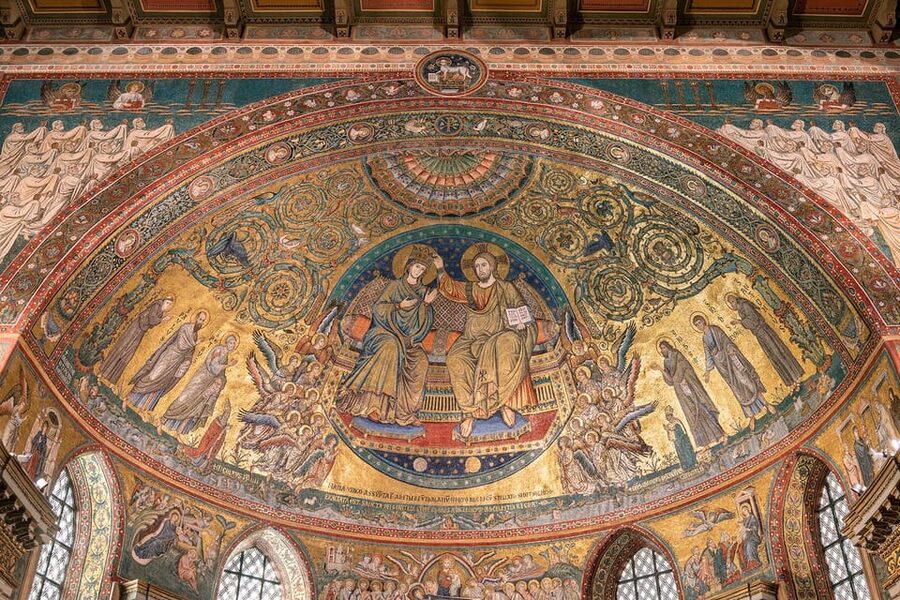 Rome: Santa Maria Maggiore Upper Areas Skip-the-Line Ticket - Climbing the Bernini Staircase: travertine spiral and the idea of ascent