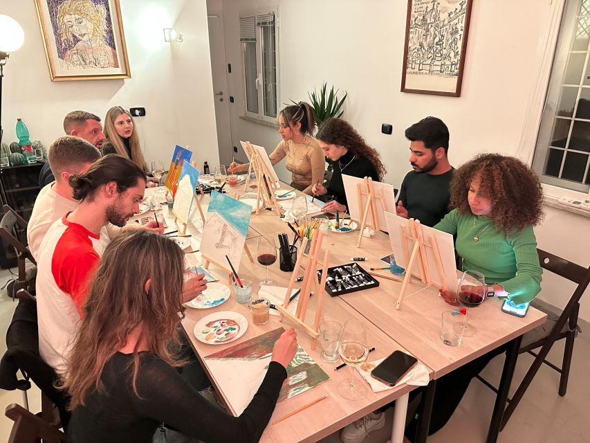 Rome: Small-Group Art Class with Wine - The Mini Lesson + Hands-On Coaching That Keeps You Moving