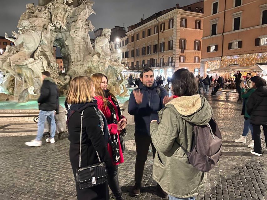 Rome: Spanish Steps, Trevi, Navona and Pantheon Sunset Tour - Trevi Fountain at the right hour: spectacle with less chaos