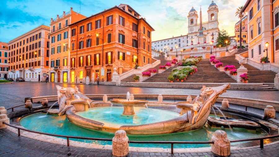 Rome: Squares and Fountains Walking Guided Tour - Meeting at Trinità dei Monti Above the Spanish Steps