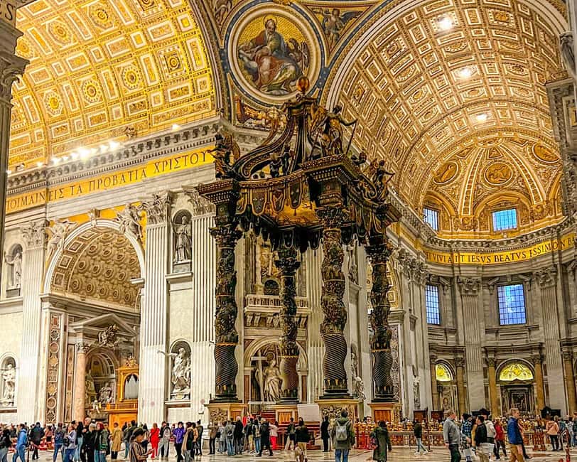 Rome:St.Peter’s Basilica,La Pietà,Papal Tombs Tour With Dome - Entering St. Peter’s Basilica: Where Craft and Faith Meet