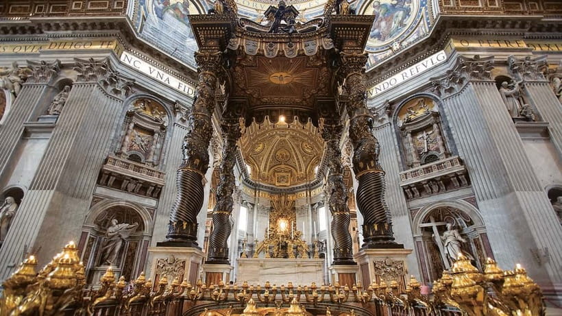 Rome: St.Peters Basilica, Tombs & Dome Tour Entry Ticket - Vatican Grottoes and Papal Tombs: The Quiet Part Under the Noise