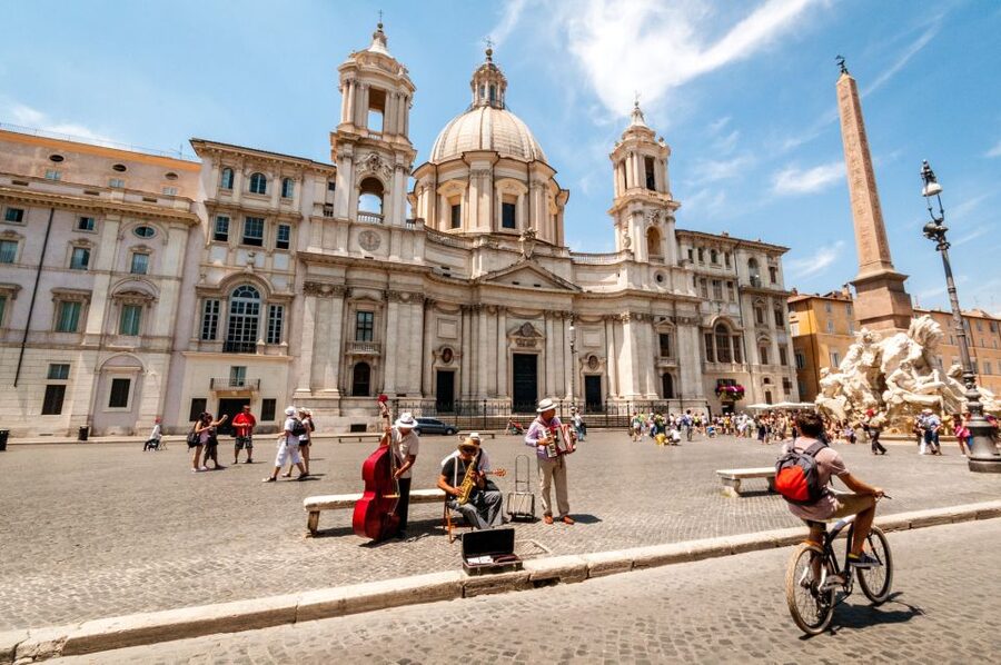 Rome: Standard or E-Bike Highlights Guided Tour - Trajan’s Column, Piazza Venezia, and Constantine’s Arch: Power Landmarks