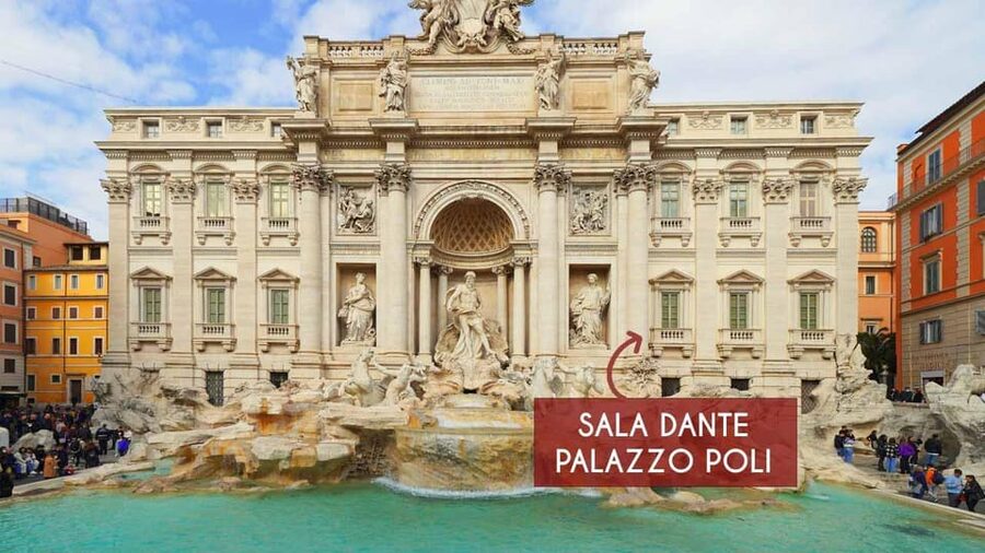 Rome: The Four Seasons by Vivaldi - Sala Dante of Palazzo Poli and the Trevi Fountain view