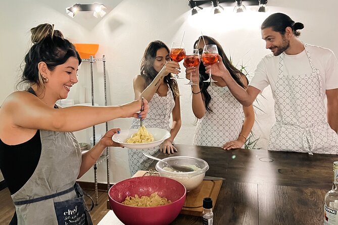 Rome Tipsy Cooking Class: Make Pasta and Mix 3 Spritz Cocktails - Best time to book and what group size changes