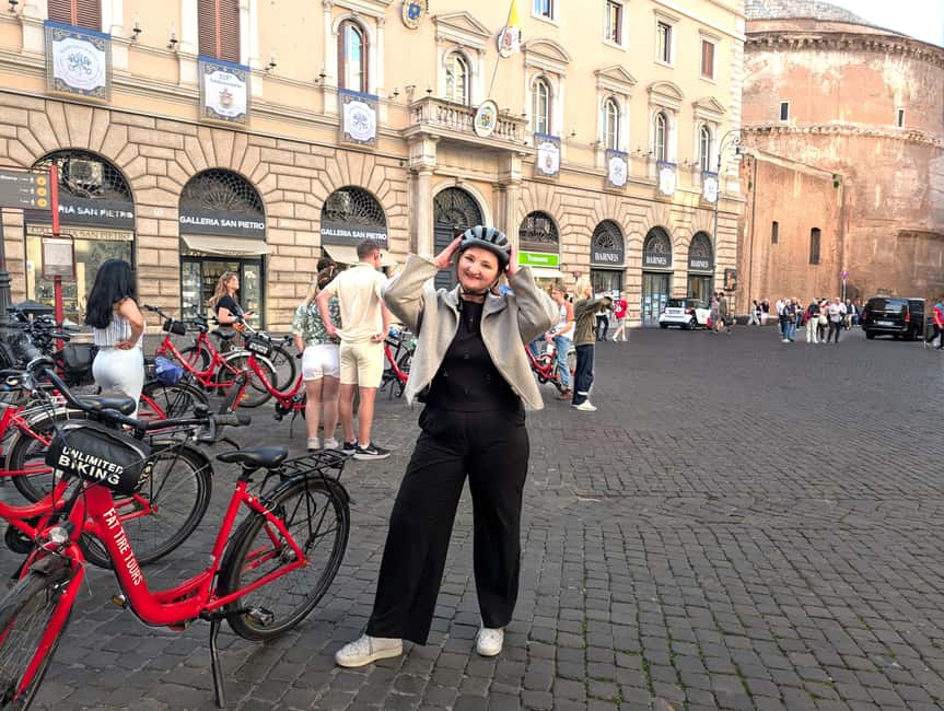 Rome: Top 10 Highlights Guided Tour by Bike or E-Bike - Trevi Fountain: the brief moment of magic (plus crowds)