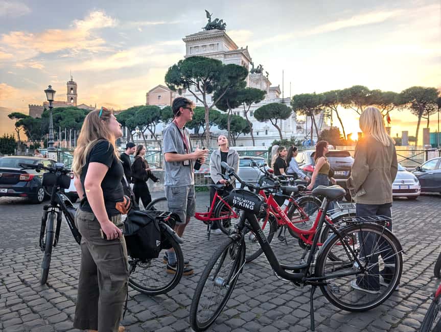 Rome: Top 10 Highlights Guided Tour by Bike or E-Bike - Colosseum: best viewed as a guided quick-hit