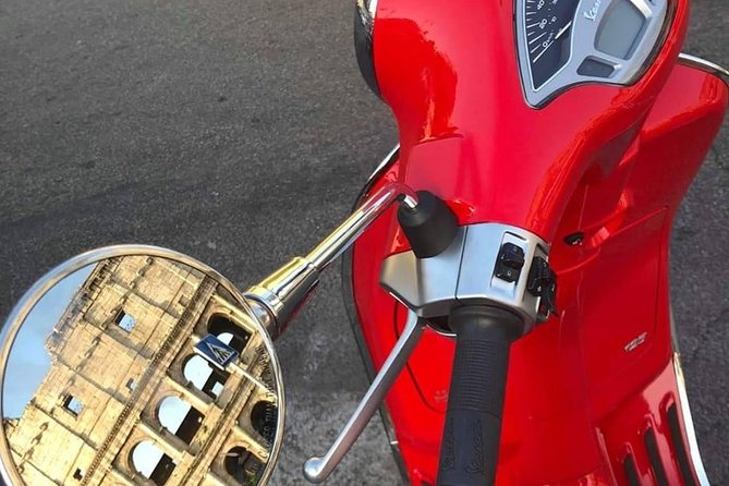 Rome Tours in Vespa Self Drive - Meeting at Via Aureliana and getting ready to ride
