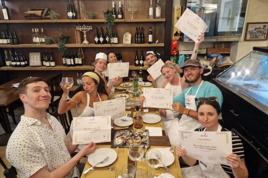 Rome: Traditional Cooking Class in the Jewish Ghetto - The 3-course Roman menu: what you’ll learn to cook