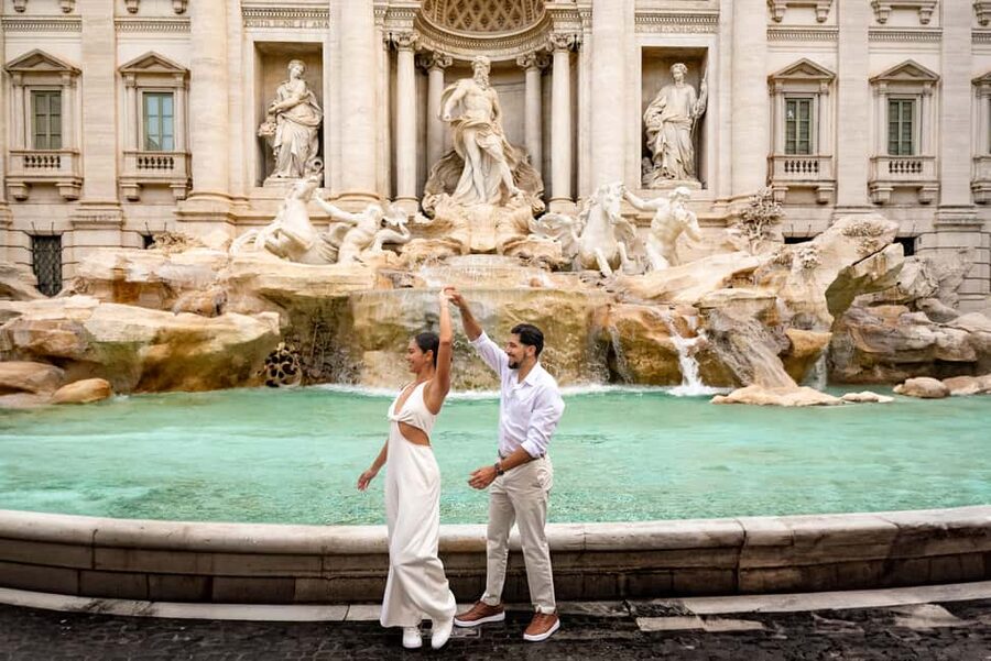 Rome: Trevi Fountain Photoshoot – Private & Personalized - Why Dawn at Trevi Fountain Beats Midday