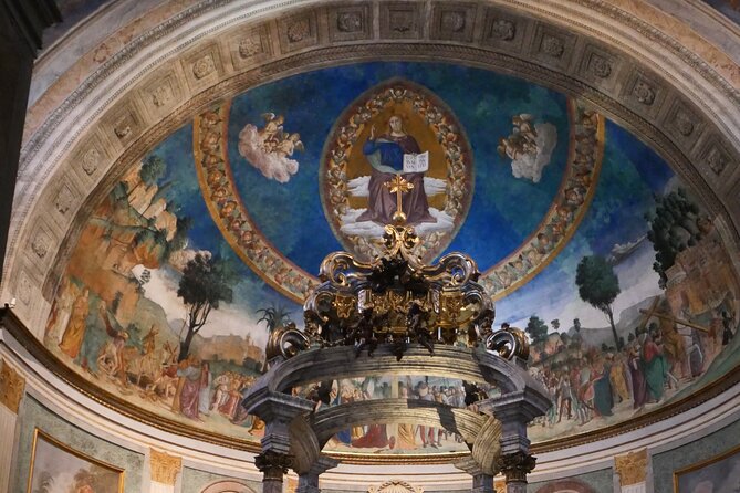 Rome: Underground Temples and Crucifixion Relics Walking Tour - Arcibasilica di San Giovanni in Laterano: the golden, official side of Christianity