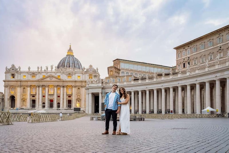Rome: Vatican and Castel Sant'Angelo Private Photoshoot - Editing and delivery: high-resolution results that actually feel usable