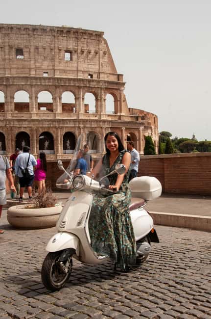 Rome Vespa: Photos, City Highlights, Sightseeing by Vespa - The Colosseum area: quick guided time and big-picture context