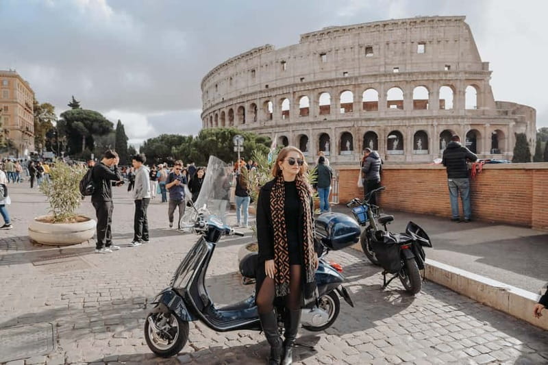 Rome: Vespa Ride in the Streets with Photography - Caffè Roma start: the pro-shoot warm-up before you hit the streets
