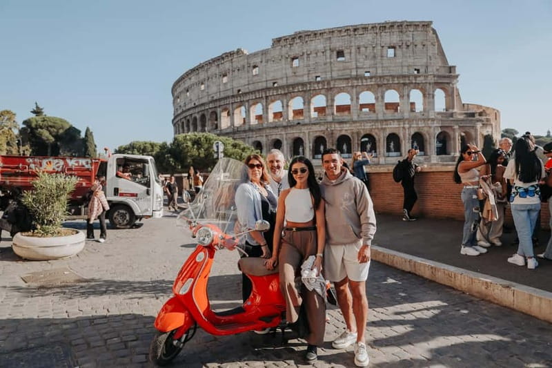 Rome: Vespa Ride in the Streets with Photography - The Vespa street circuit: Circus Maximus to Trastevere to Piazza Venezia